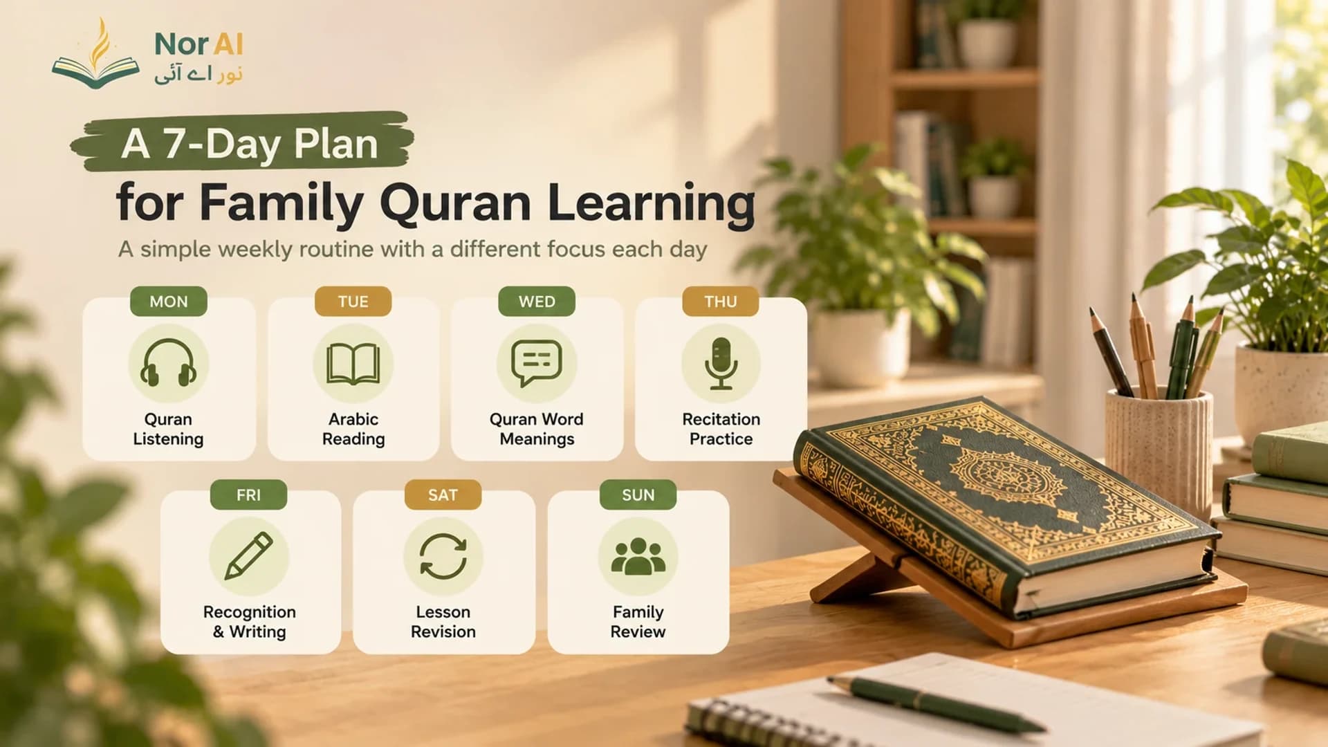 Quran Learning planning