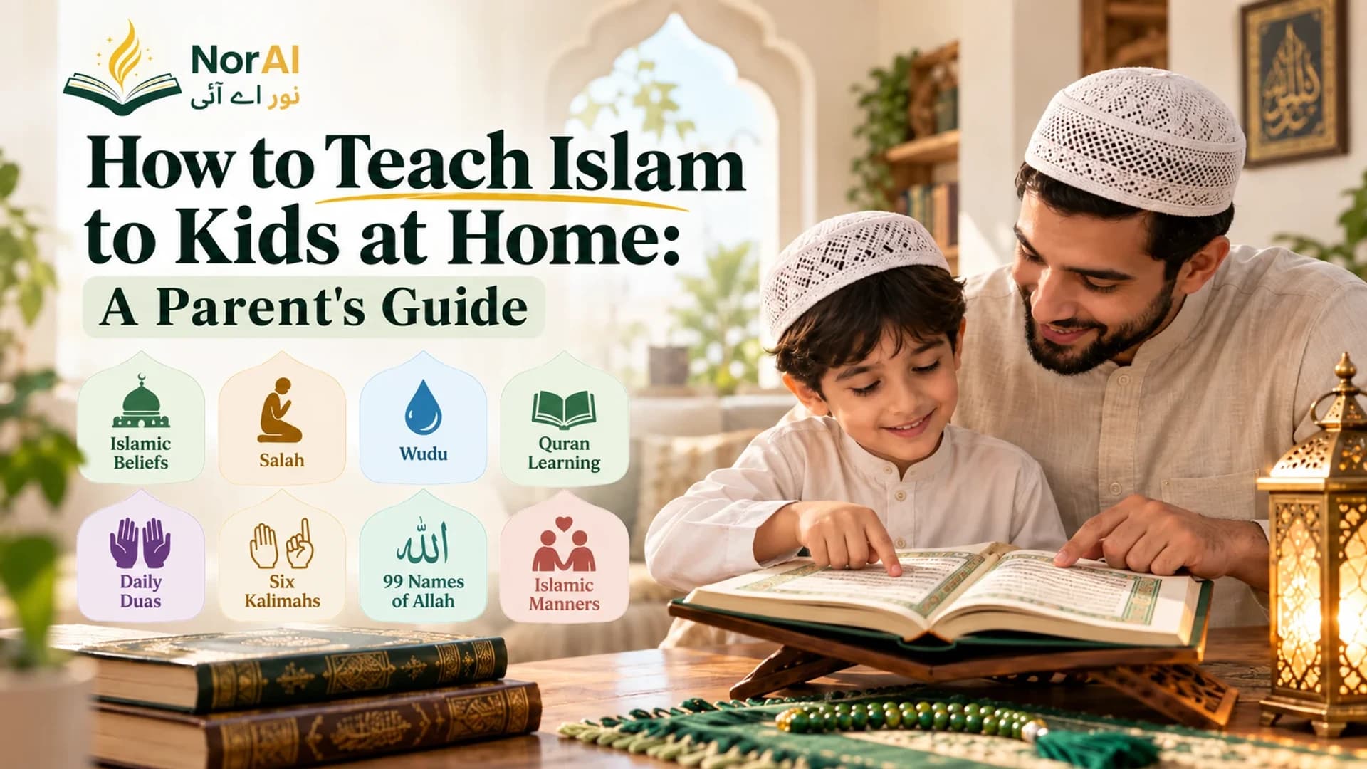 how to teach Islam to kids at home