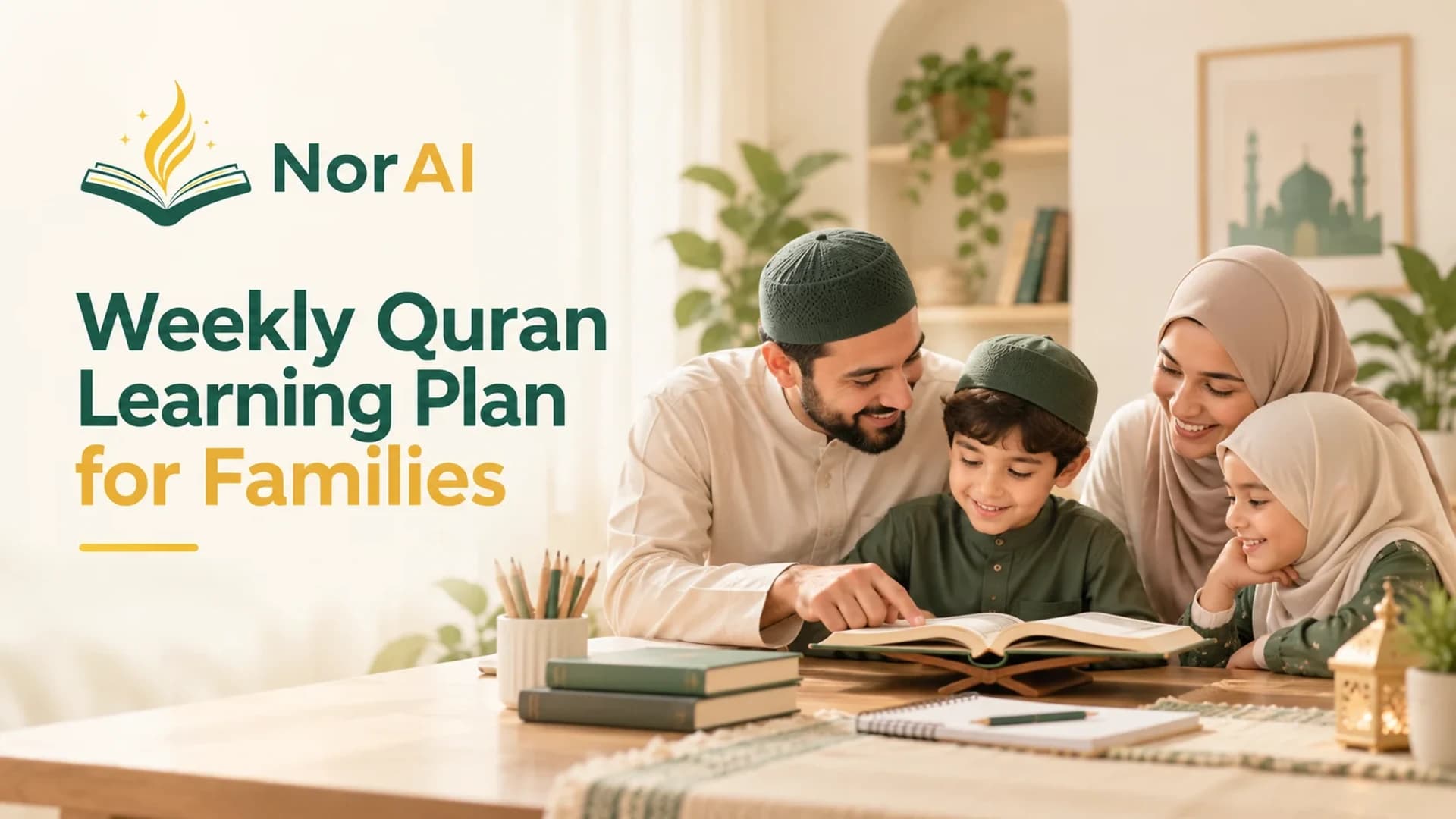 Weekly Quran Learning Plan