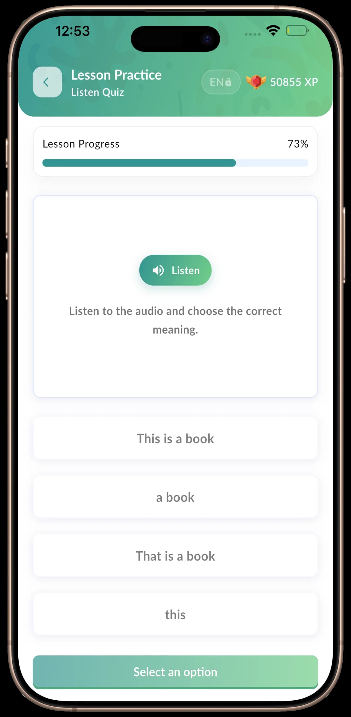 Listen and Select
