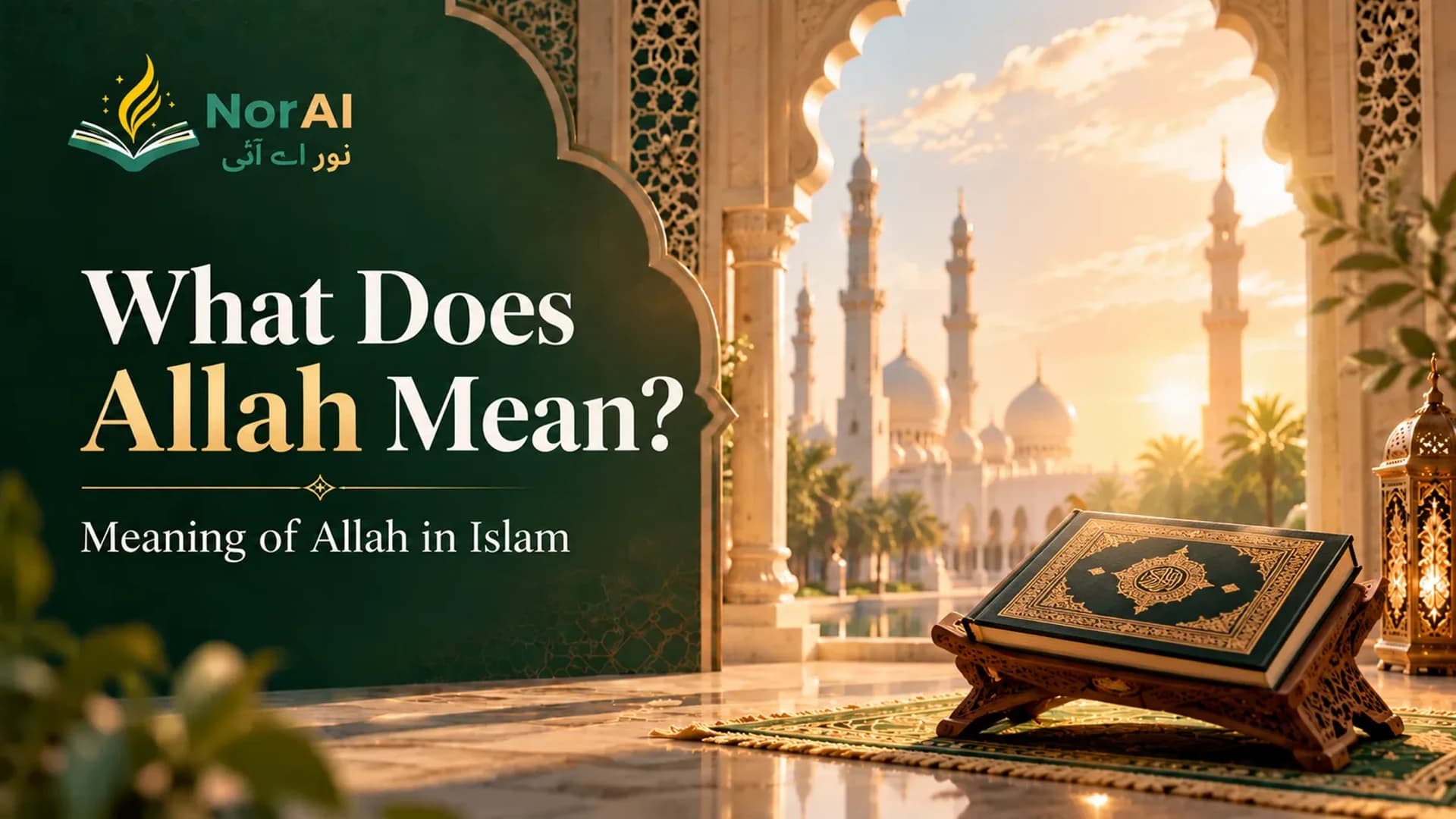 What Does Allah Mean?