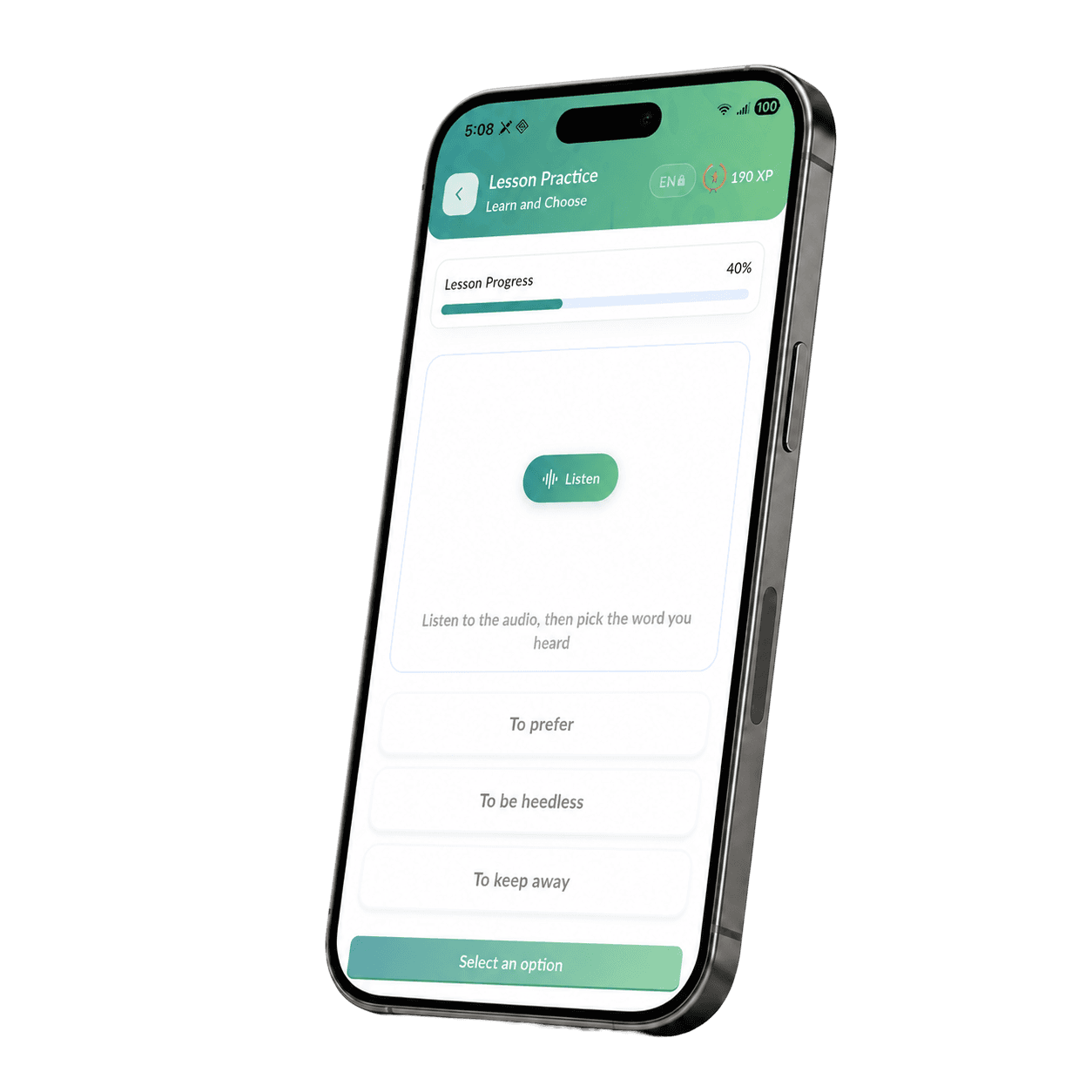 Hear and Recognise with Audio Practice